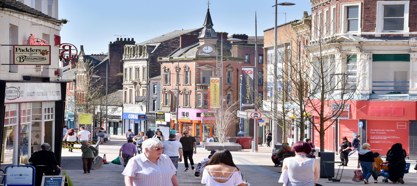 Stoke-on-Trent city centre